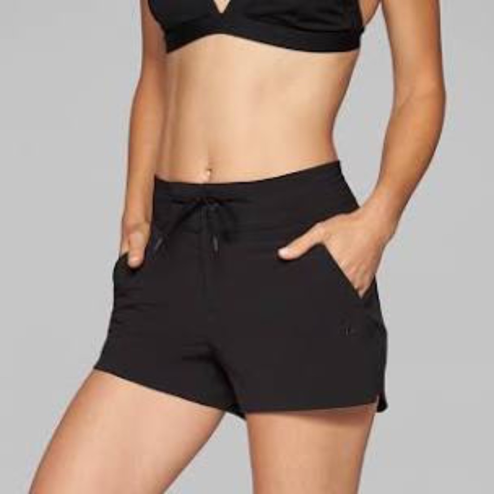 ATHLETA Black NYLON Shorts 4 Active Stretch